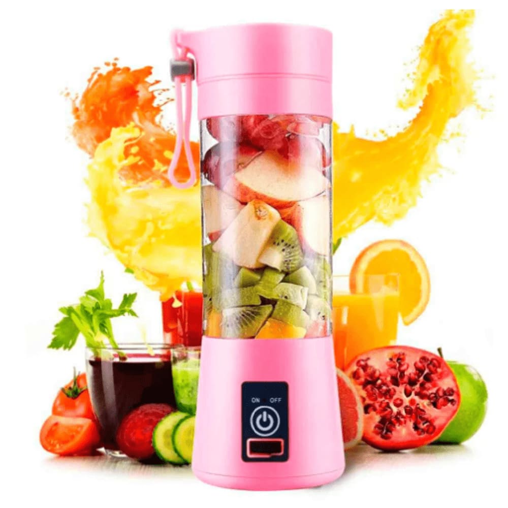 Licuadora portátil recargable USB con fruta